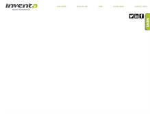 Tablet Screenshot of inventaworld.com